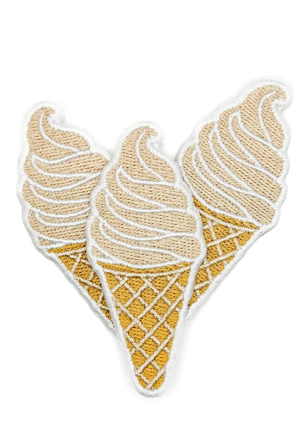 Field Trip Threads Soft Serve Ice Cream Embroidered Patch