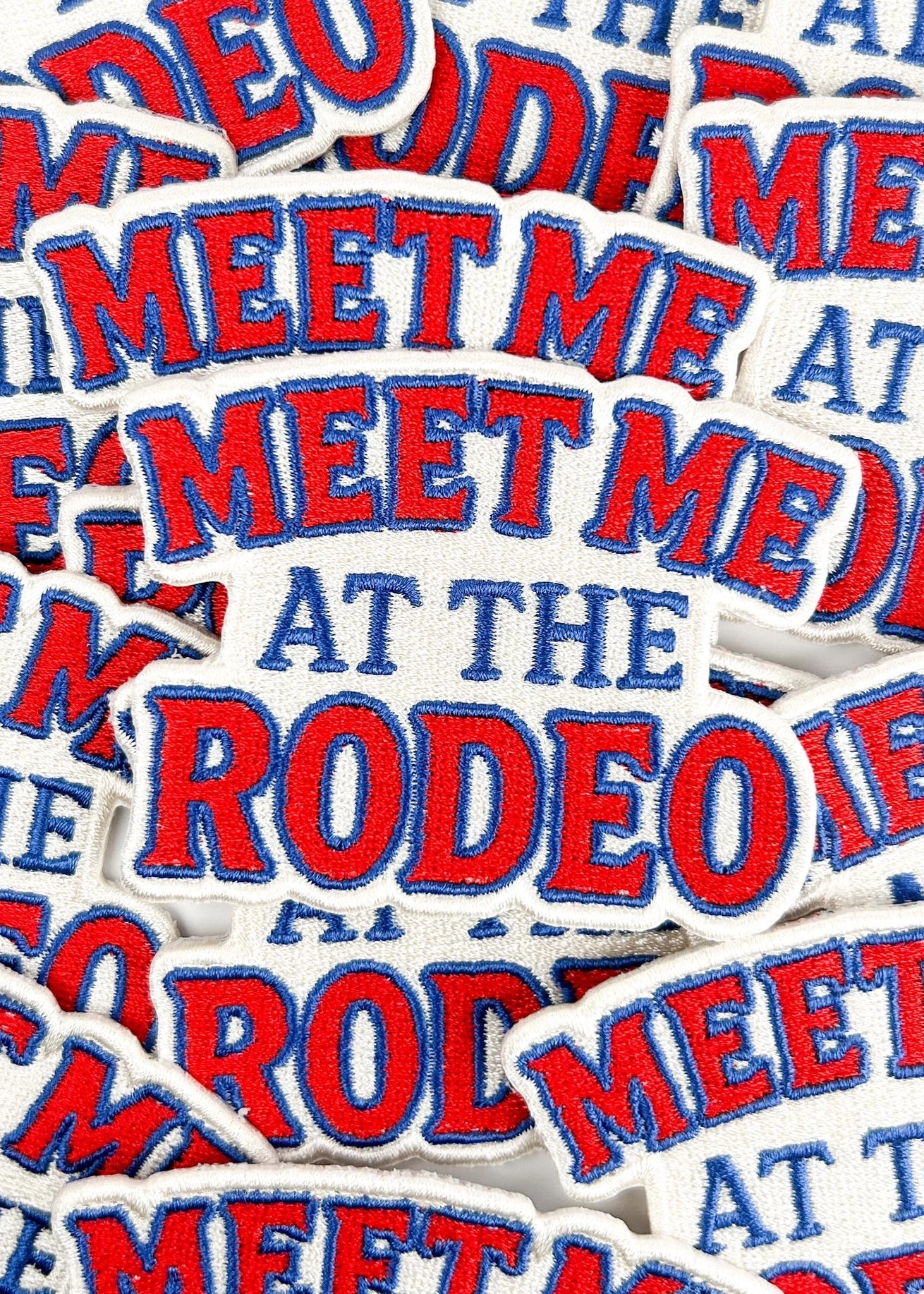 Field Trip Threads Meet Me At the Rodeo Embroidered Iron-On Patch