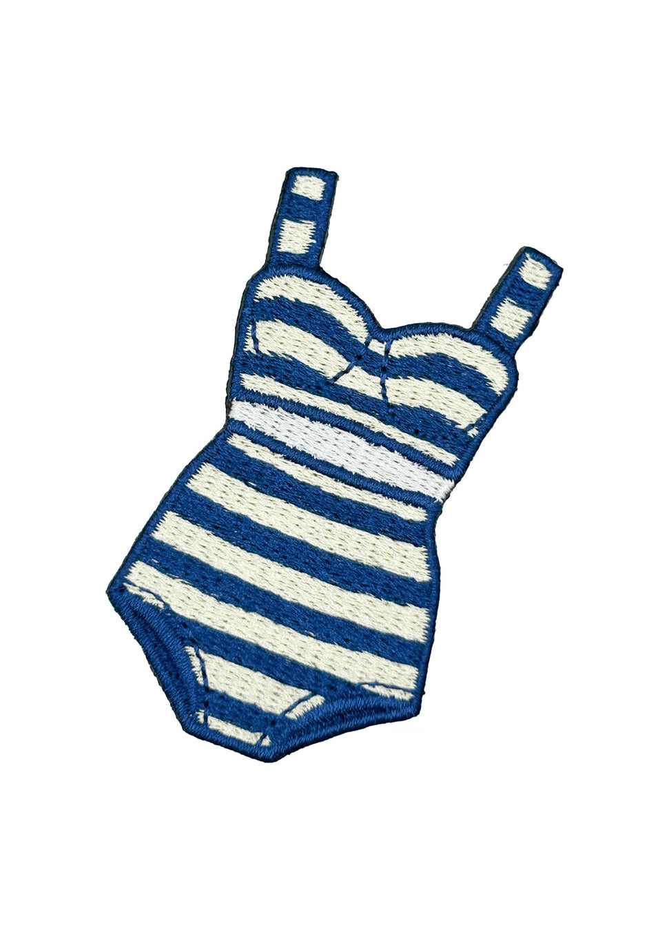 Field Trip Threads Coastal Swimsuit Striped Bikini Patch