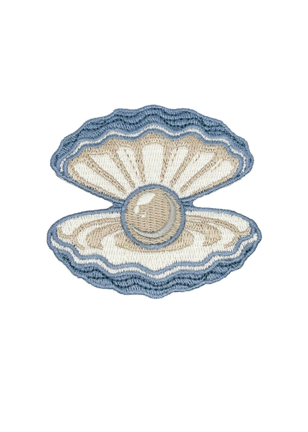 Field Trip Threads Pearl Oyster Embroidered Patch