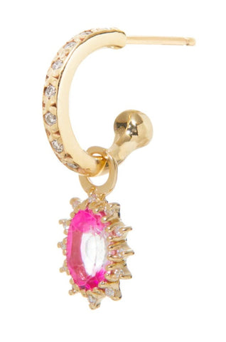 The Diana Charm With Pink Topaz