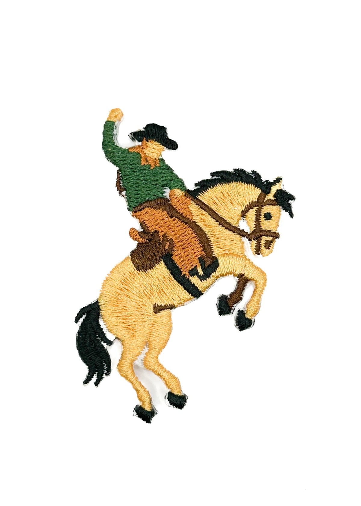 Field Trip Threads Bucking Bronco Patch Embroidered Iron-On Patch