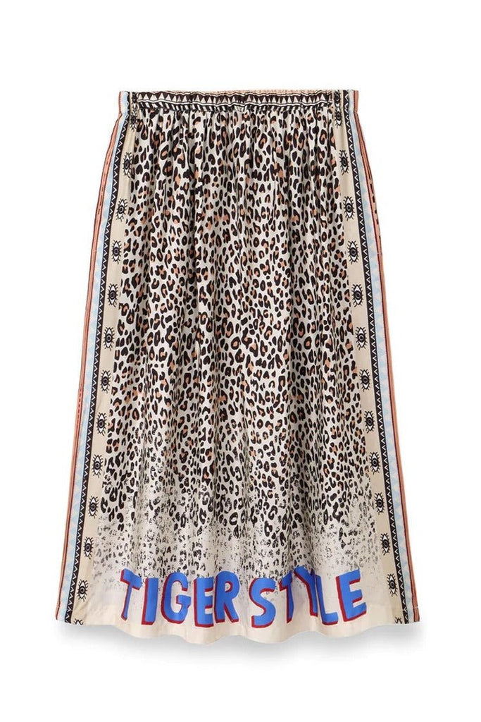 Hailey Printed Midi Skirt Tiger Style