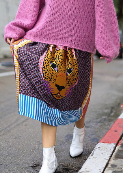 Hailey Printed Midi Skirt