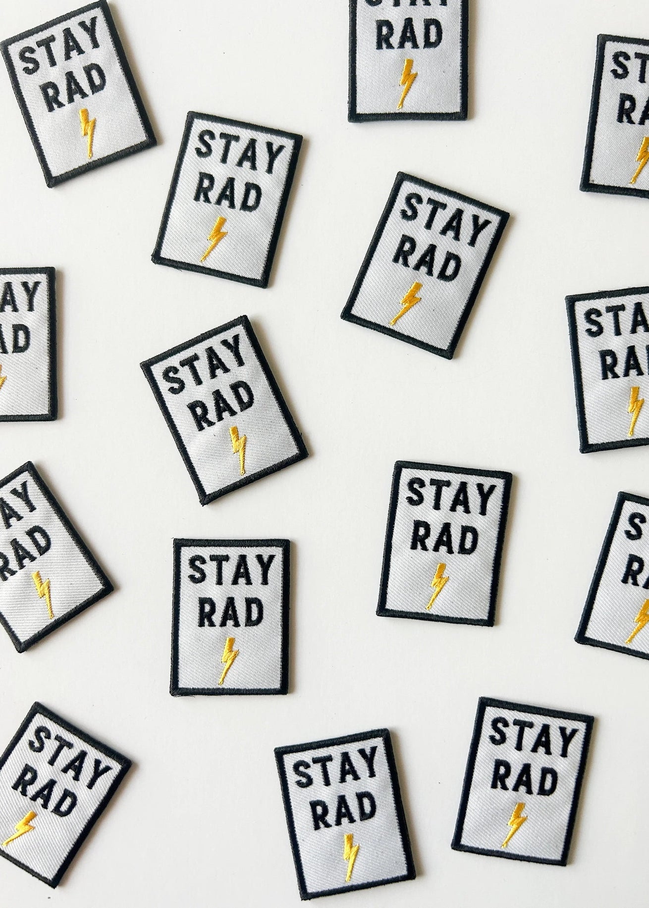 Field Trip Threads Stay Rad Embroidered Iron-On Patch