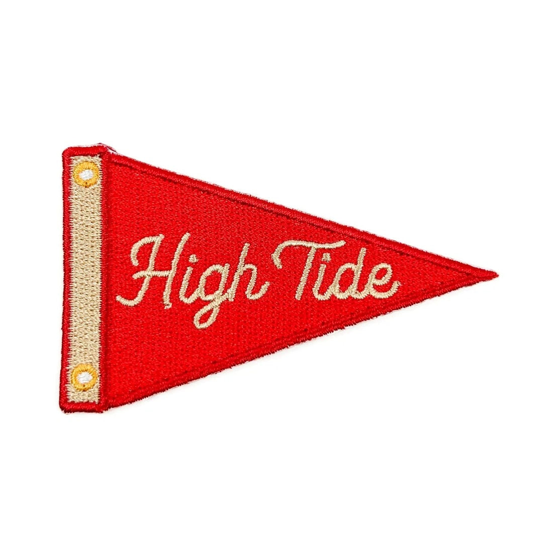 Field Trip Threads High Tide Patch Nautical Sailing Pennant Embroidered Iron On