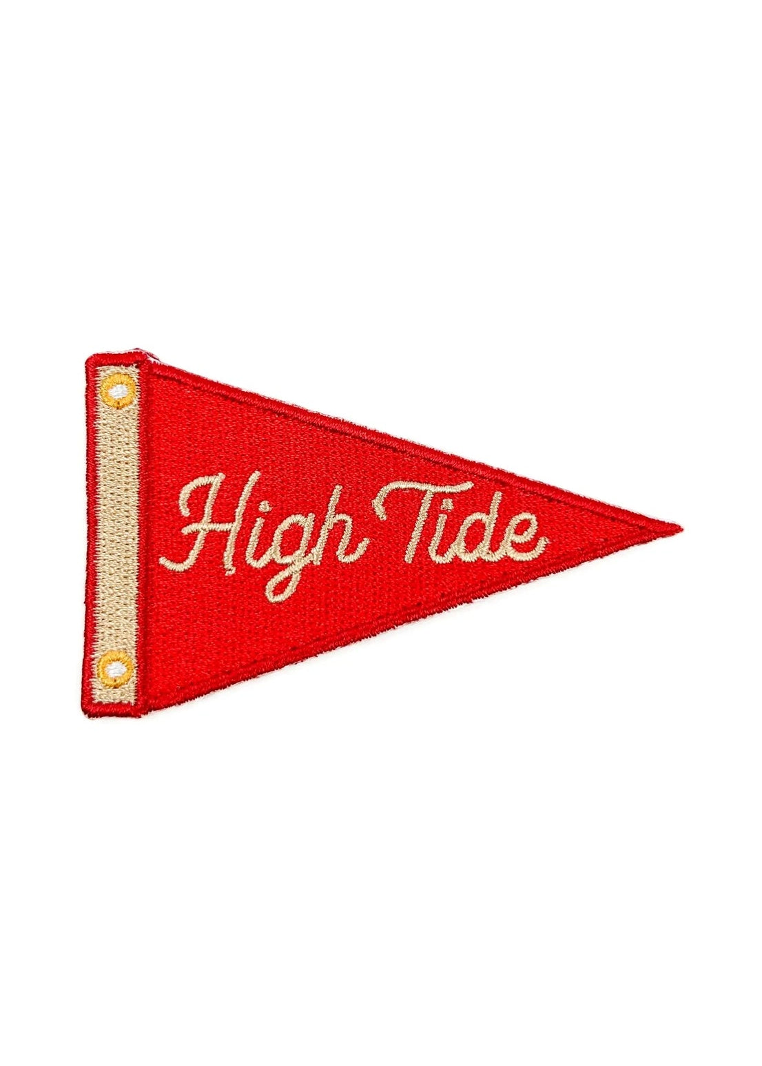 Field Trip Threads High Tide Patch Nautical Sailing Pennant Embroidered Iron On