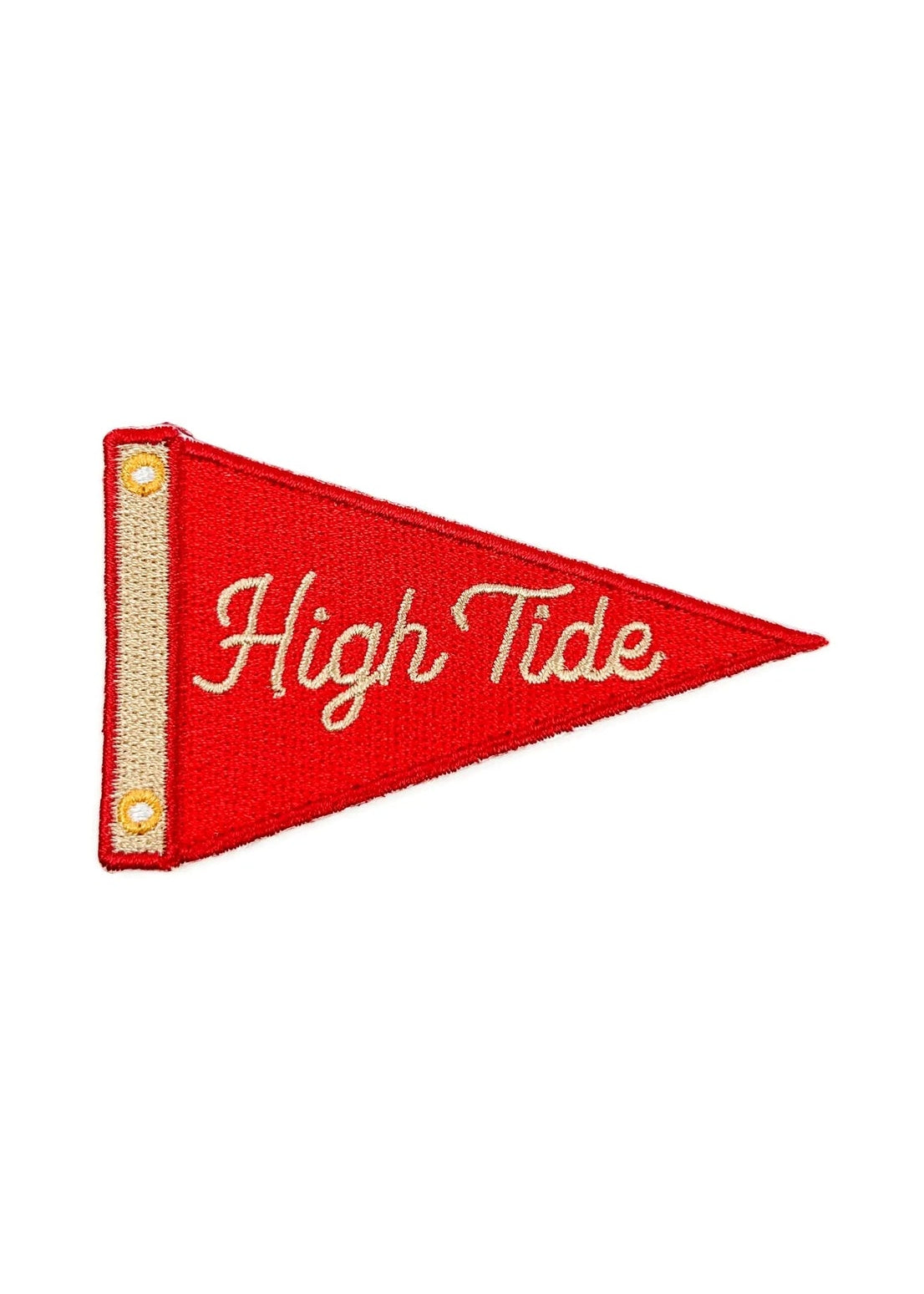 Field Trip Threads High Tide Patch Nautical Sailing Pennant Embroidered Iron On