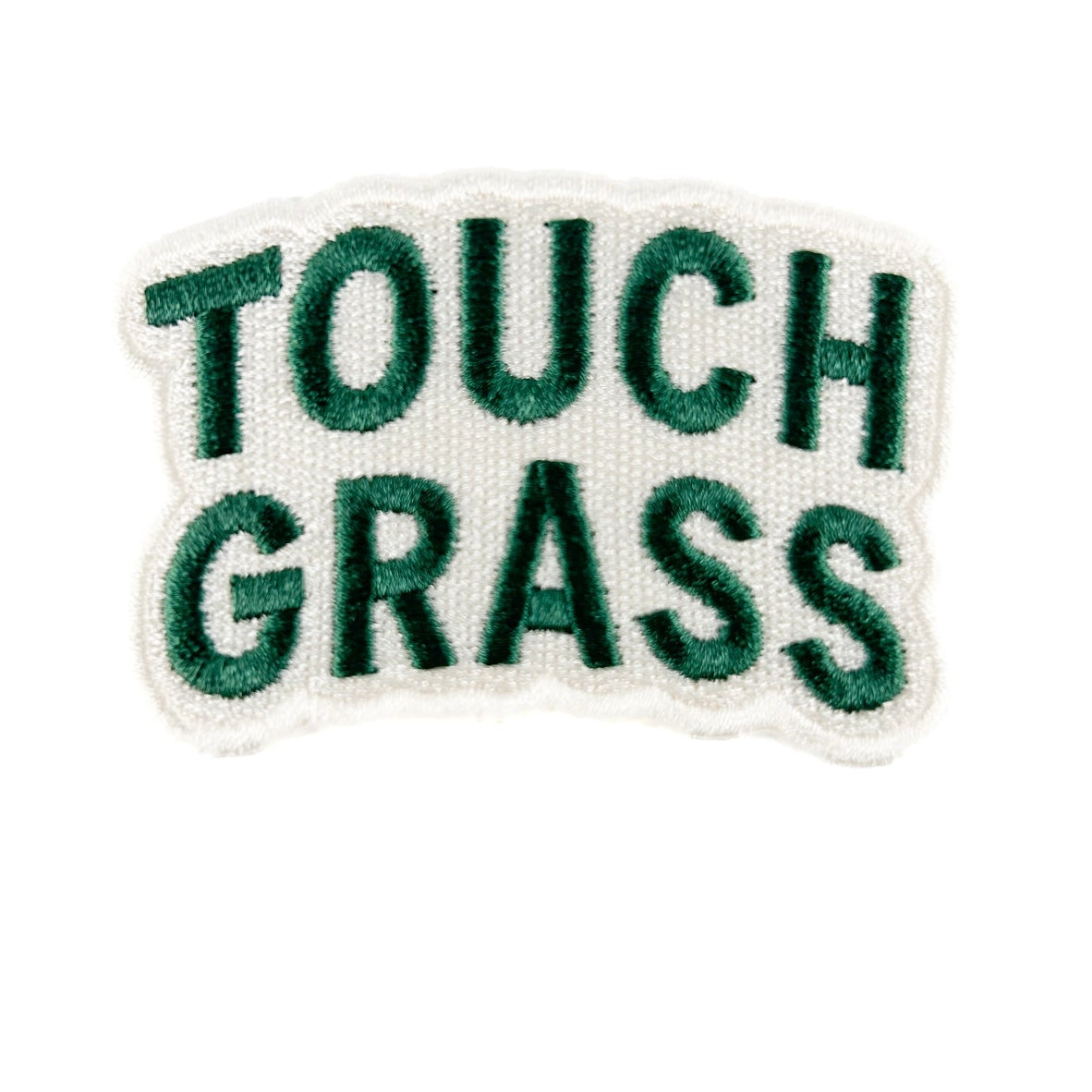 Field Trip Threads Touch Grass Embroidered Patch