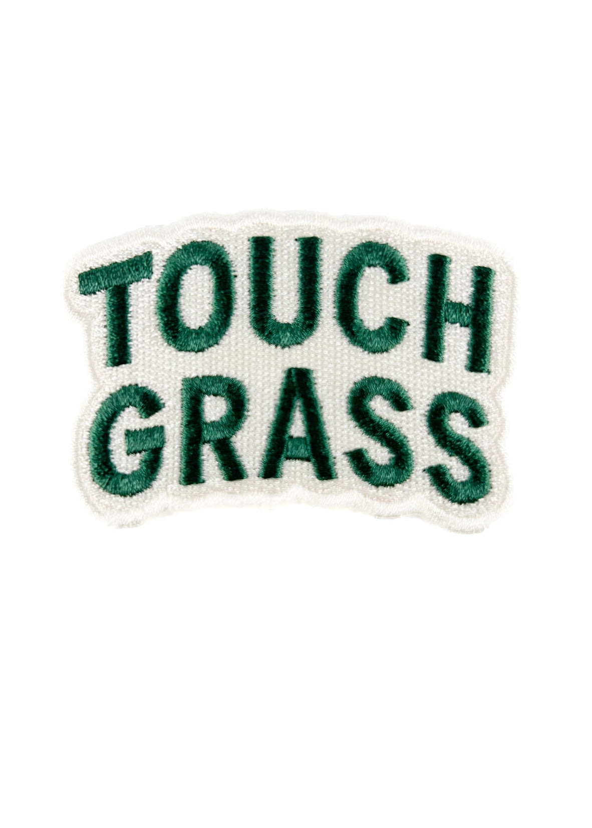 Field Trip Threads Touch Grass Embroidered Patch
