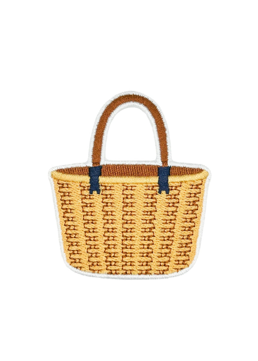 Field Trip Threads Woven Basket Embroidered Patch