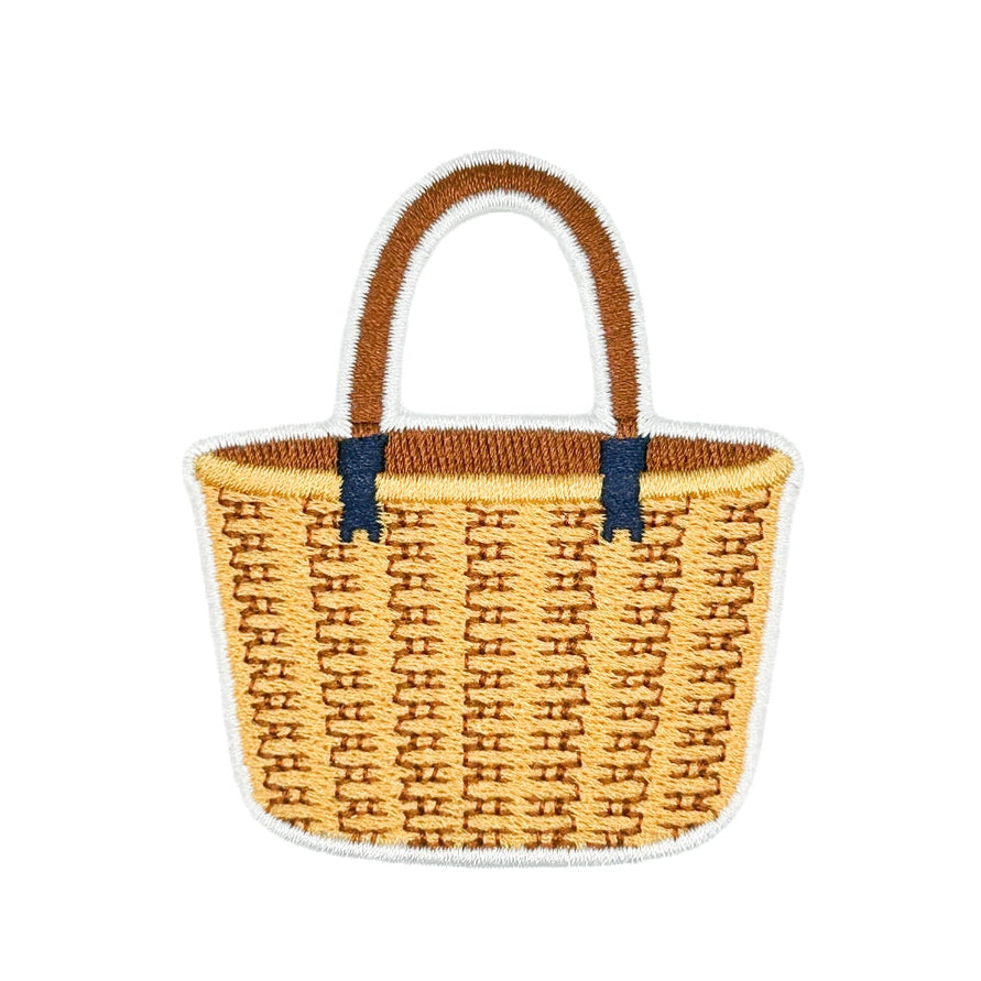Field Trip Threads Woven Basket Embroidered Patch