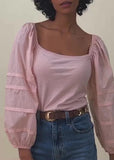 Emmeline Pintucked Top