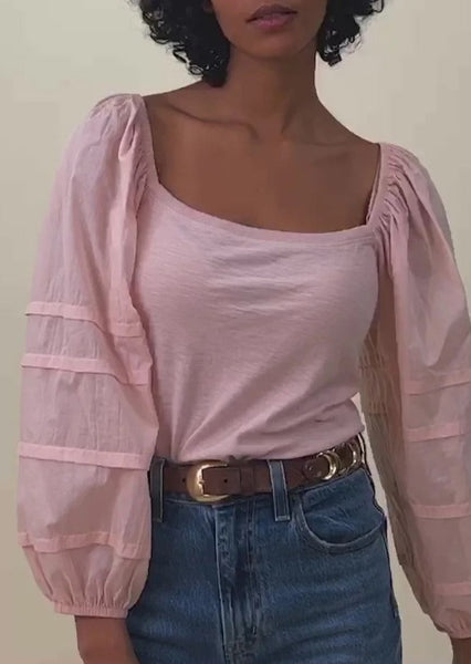 Emmeline Pintucked Top