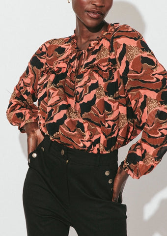Octavia Printed Blouse