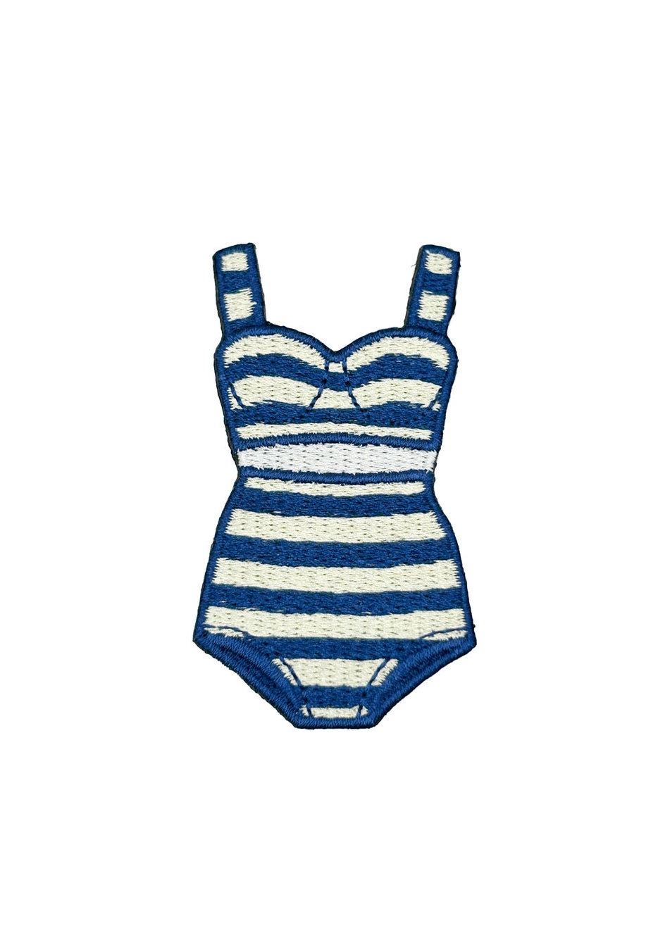 Field Trip Threads Coastal Swimsuit Striped Bikini Patch