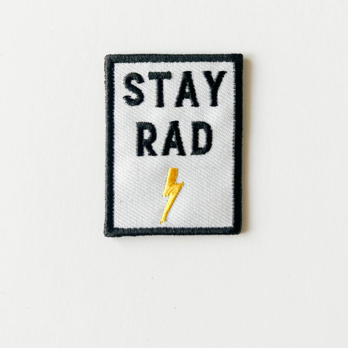 Field Trip Threads Stay Rad Embroidered Iron-On Patch