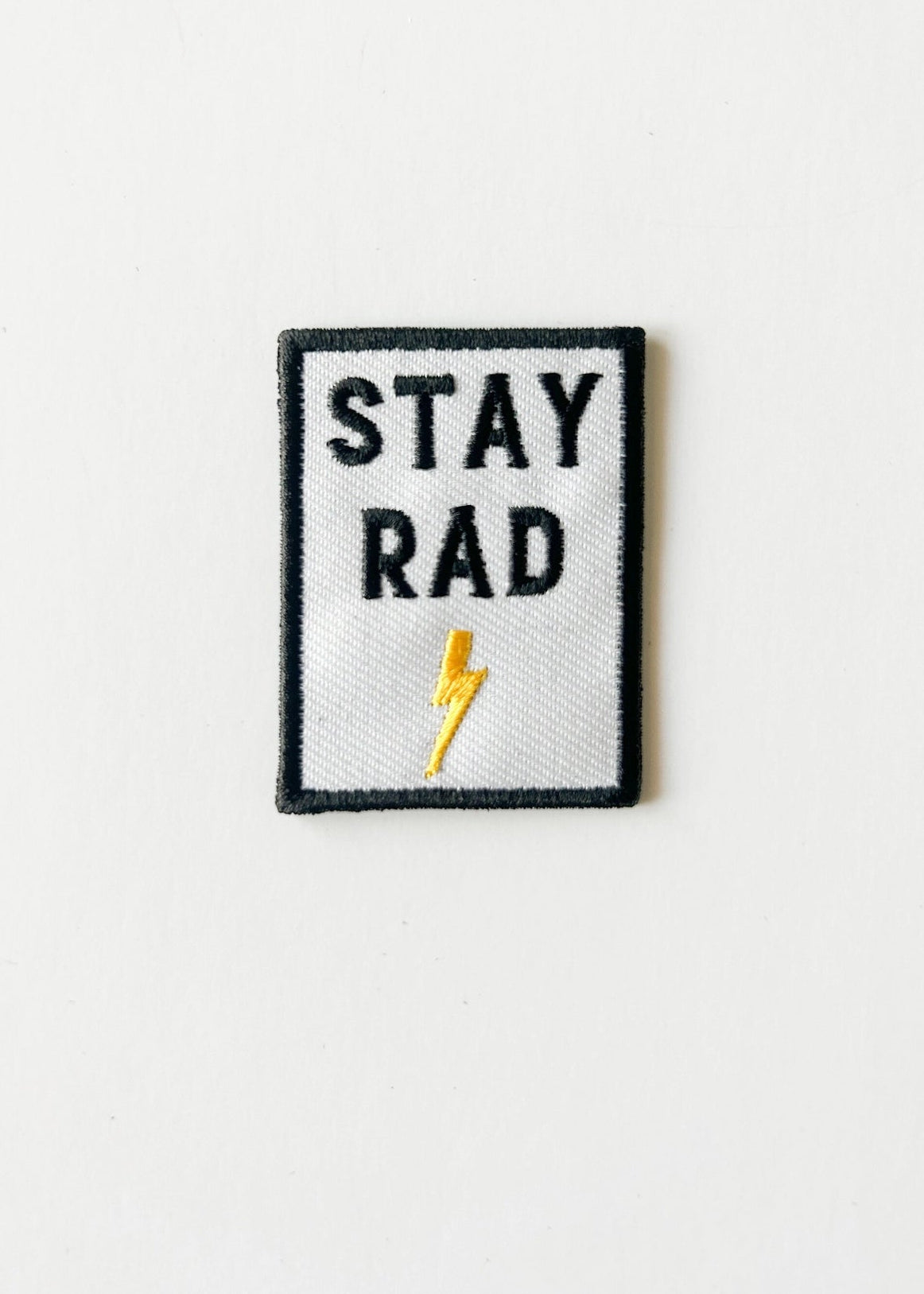 Field Trip Threads Stay Rad Embroidered Iron-On Patch