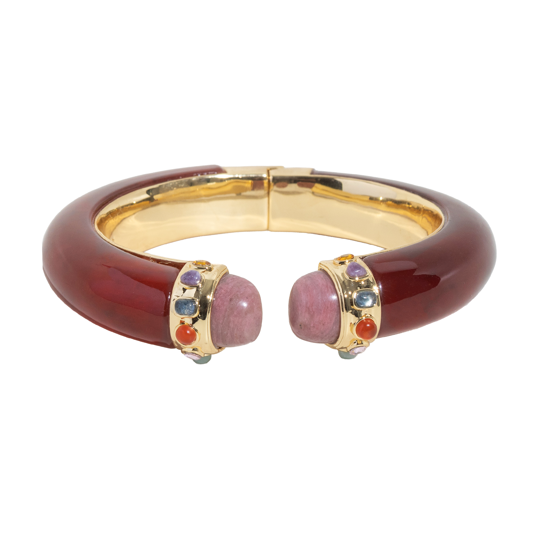 Loren Hope Cordelia Cuff Bracelet in Carnelian Red | Carnelian