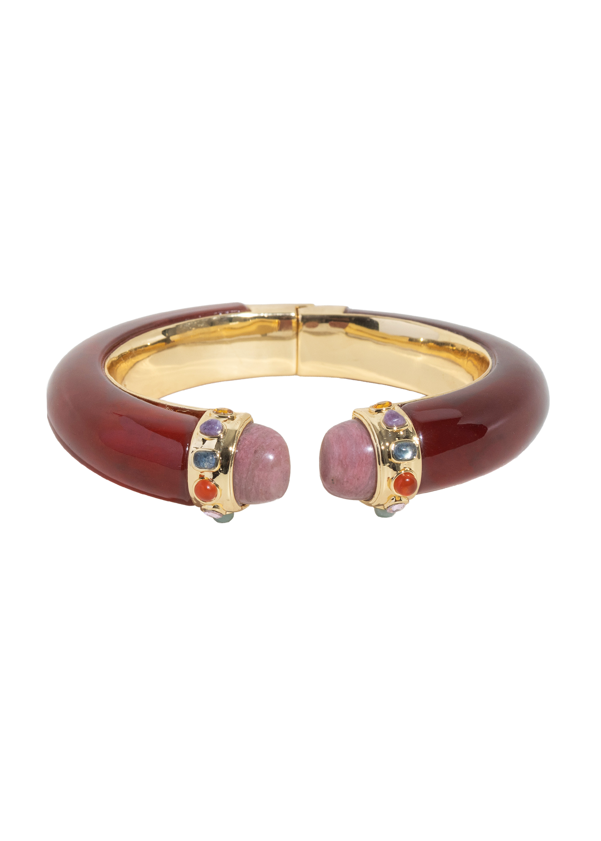 Loren Hope Cordelia Cuff Bracelet in Carnelian Red | Carnelian