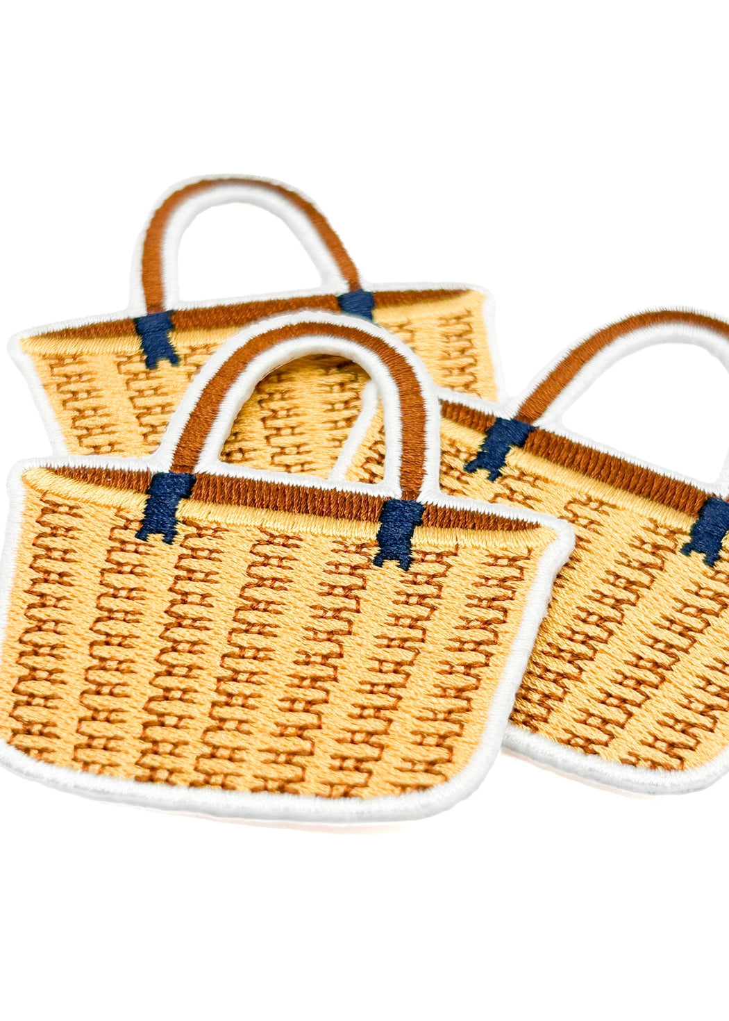 Field Trip Threads Woven Basket Embroidered Patch