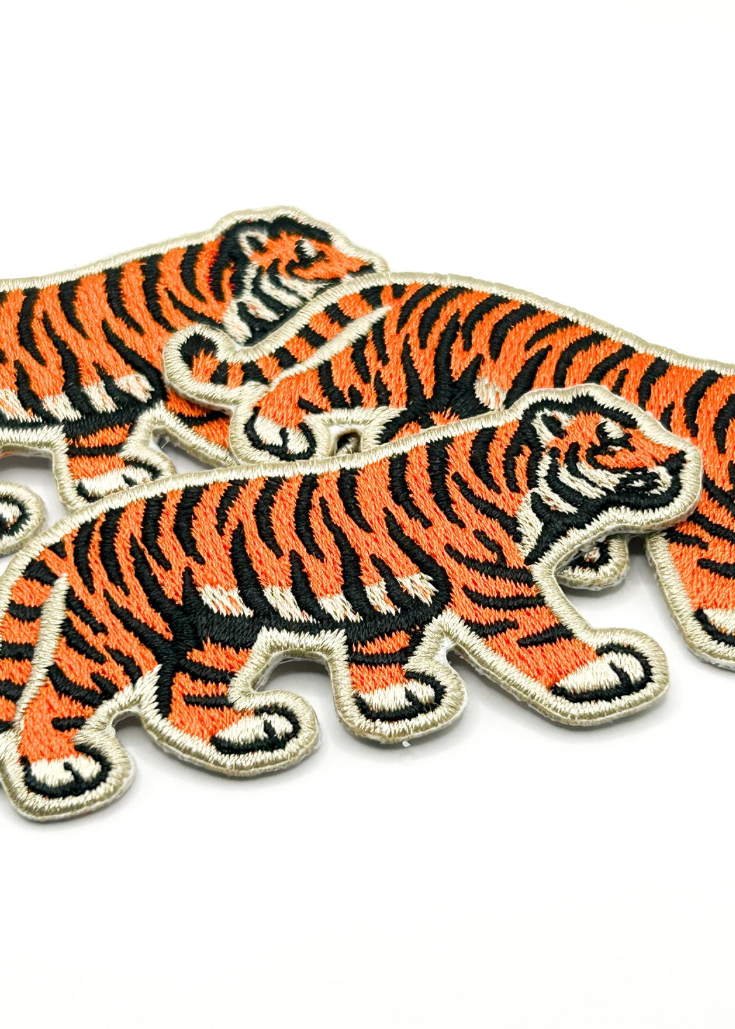 Field Trip Threads Tiger Embroidered Iron-On Patch