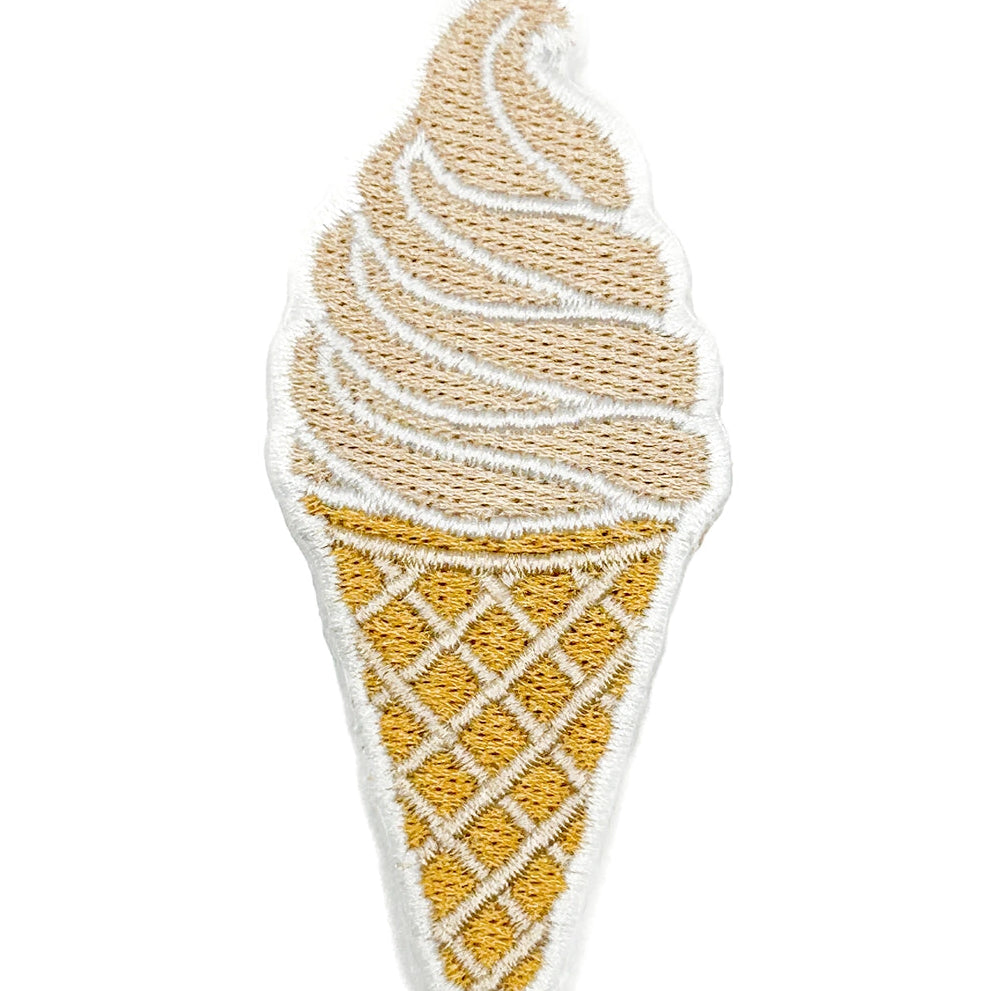 Field Trip Threads Soft Serve Ice Cream Embroidered Patch