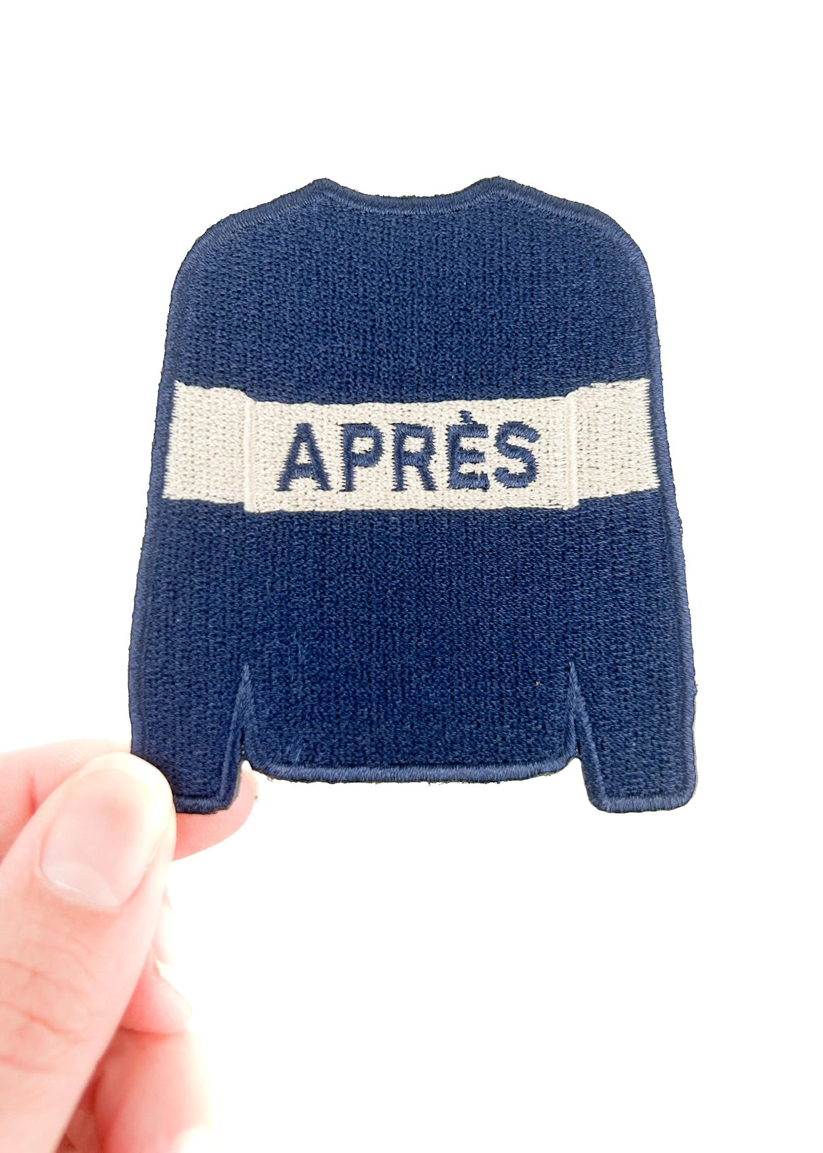 Field Trip Threads Après Ski Sweater Patch Embroidered Iron-On or Sew-On
