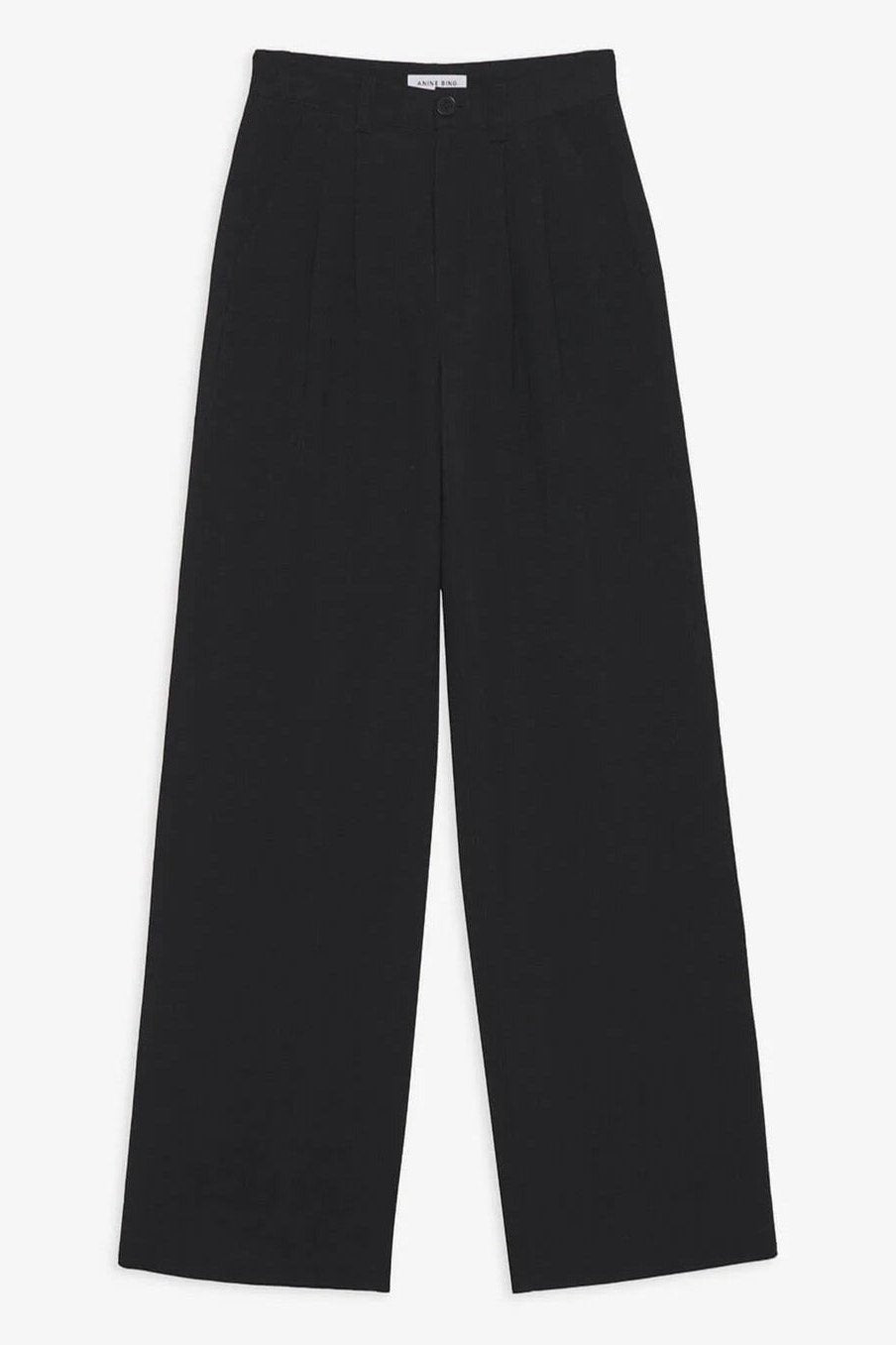 Anine Bing Carrie Pant Black Linen Blend