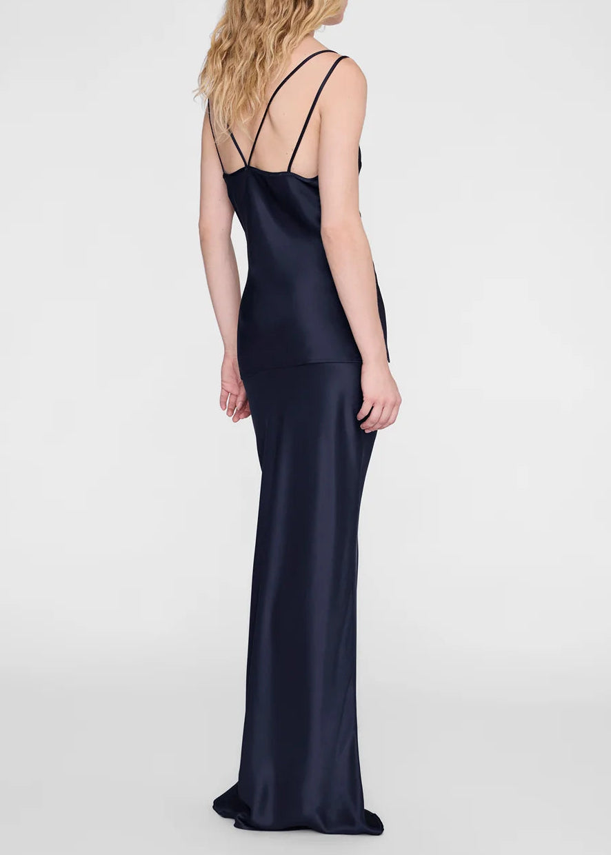 Anine Bing Bar Maxi Skirt | Navy