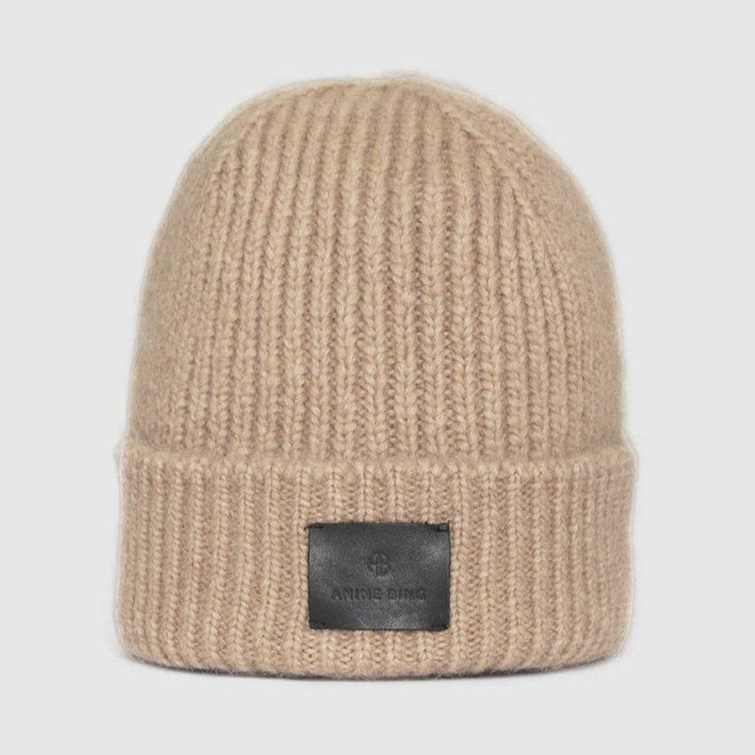 Anine Bing Elia Beanie Camel