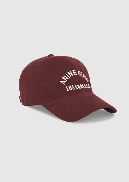 Jeremy Baseball Cap LA Dark Cherry