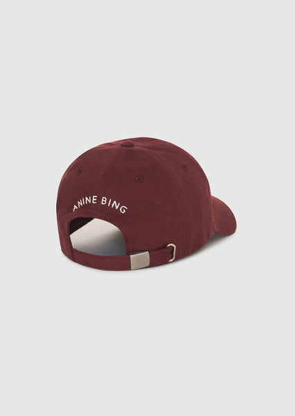 Jeremy Baseball Cap LA Dark Cherry