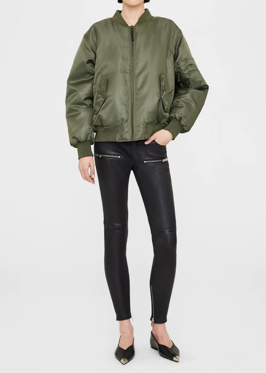 Anine Bing Leon Bomber | Army Green
