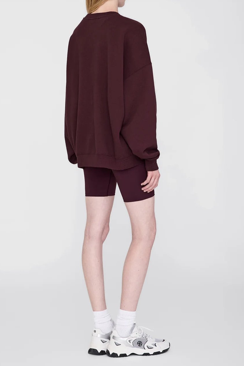 Anine Bing Miles Oversized Sweatshirt Letterman