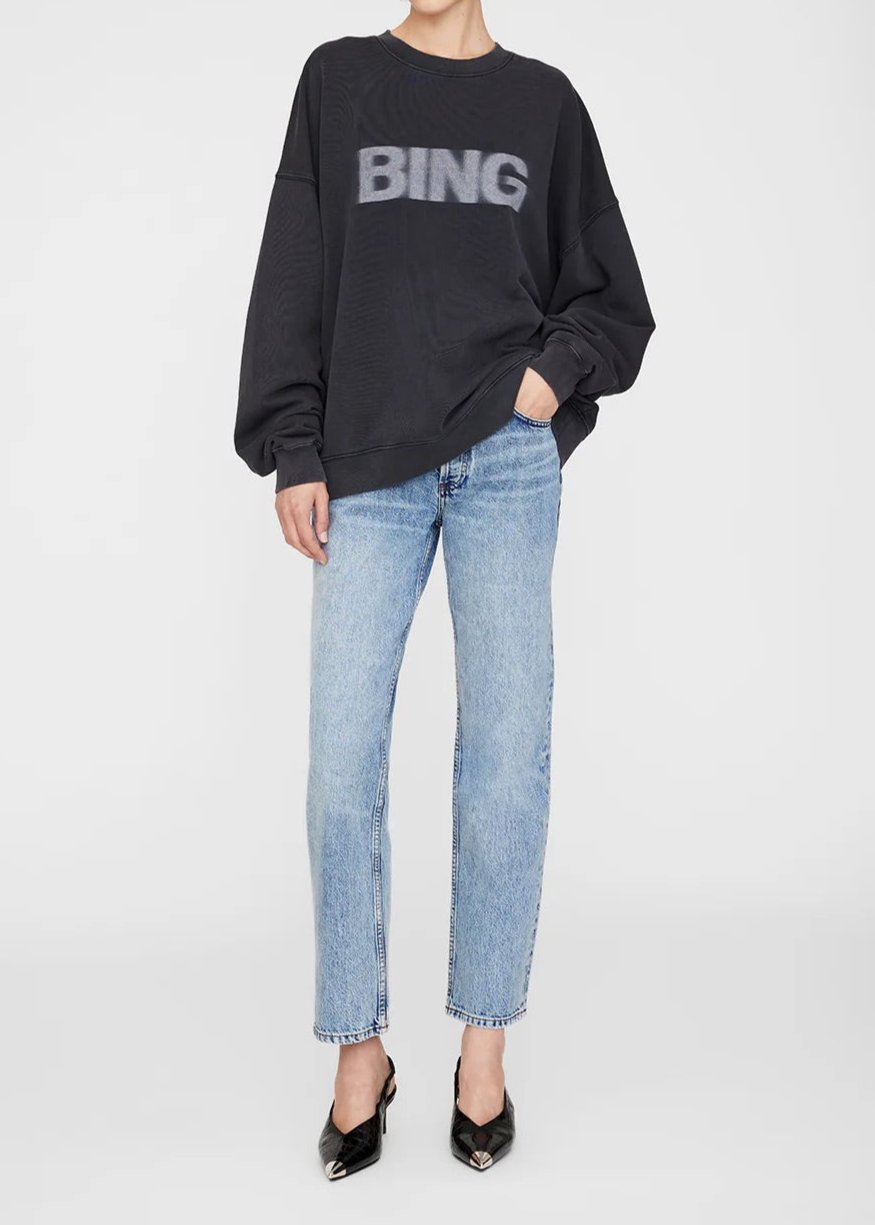 Anine Bing Miles Sweatshirt Blur