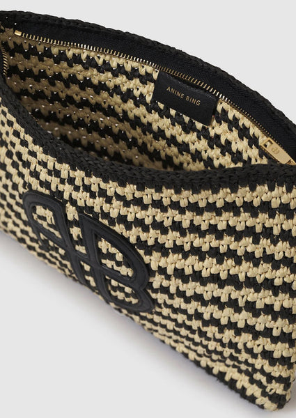 Rio Pouch Black Natural Stripe