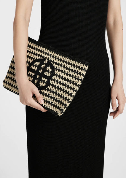 Rio Pouch Black Natural Stripe