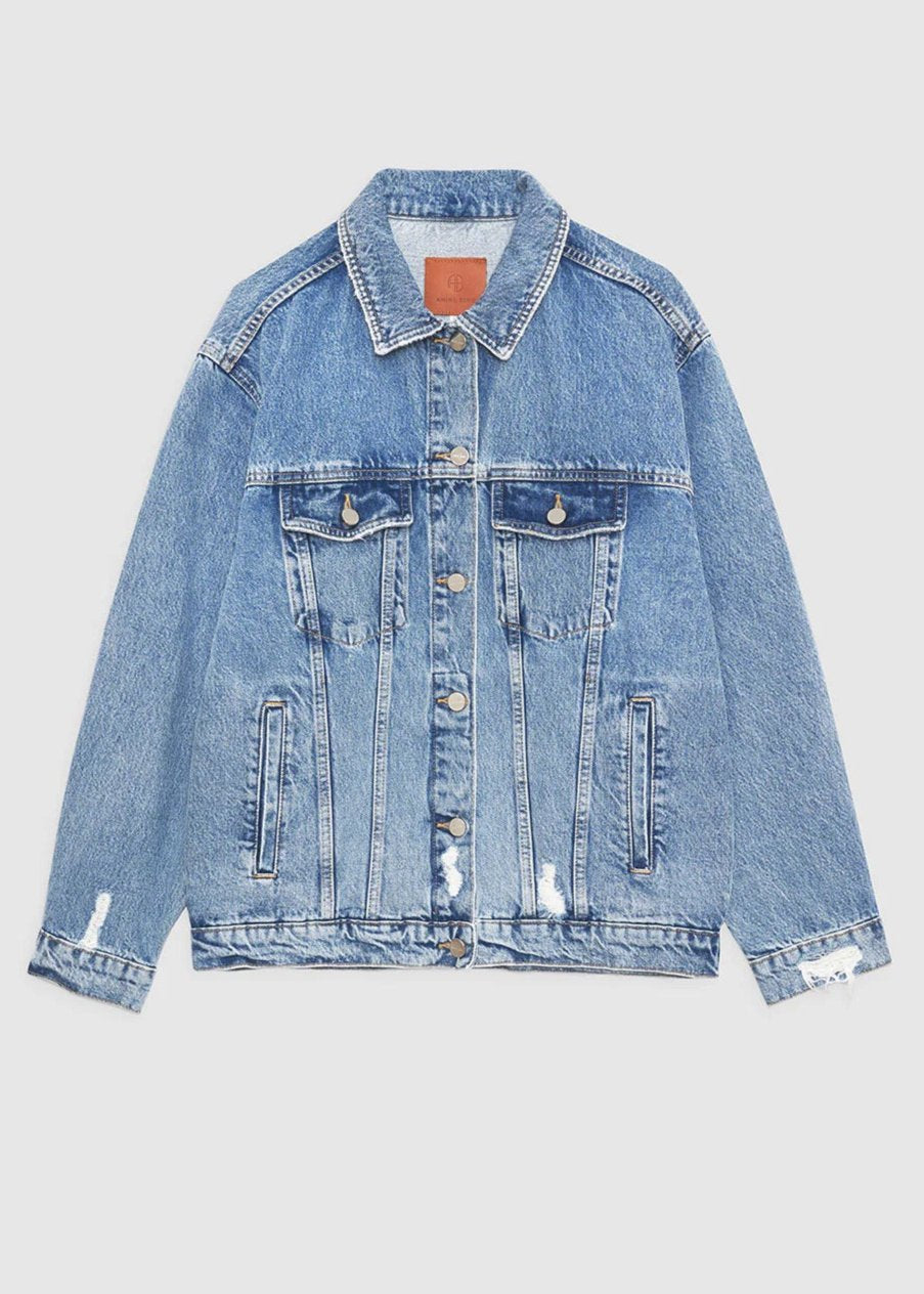 Anine Bing Rory Jacket Vintage Blue