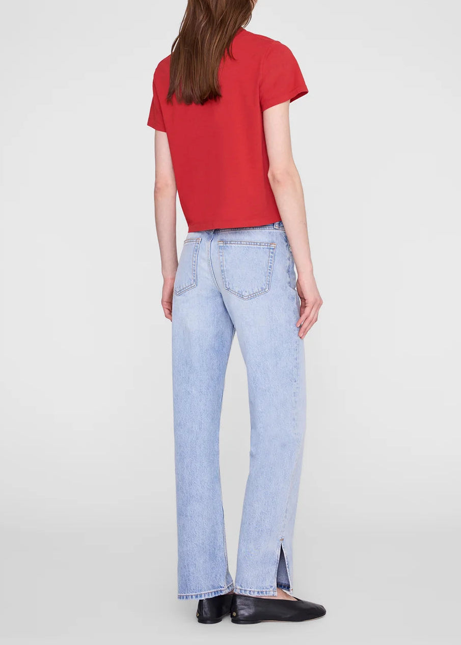 Anine Bing Shelley Tee | Tango Red