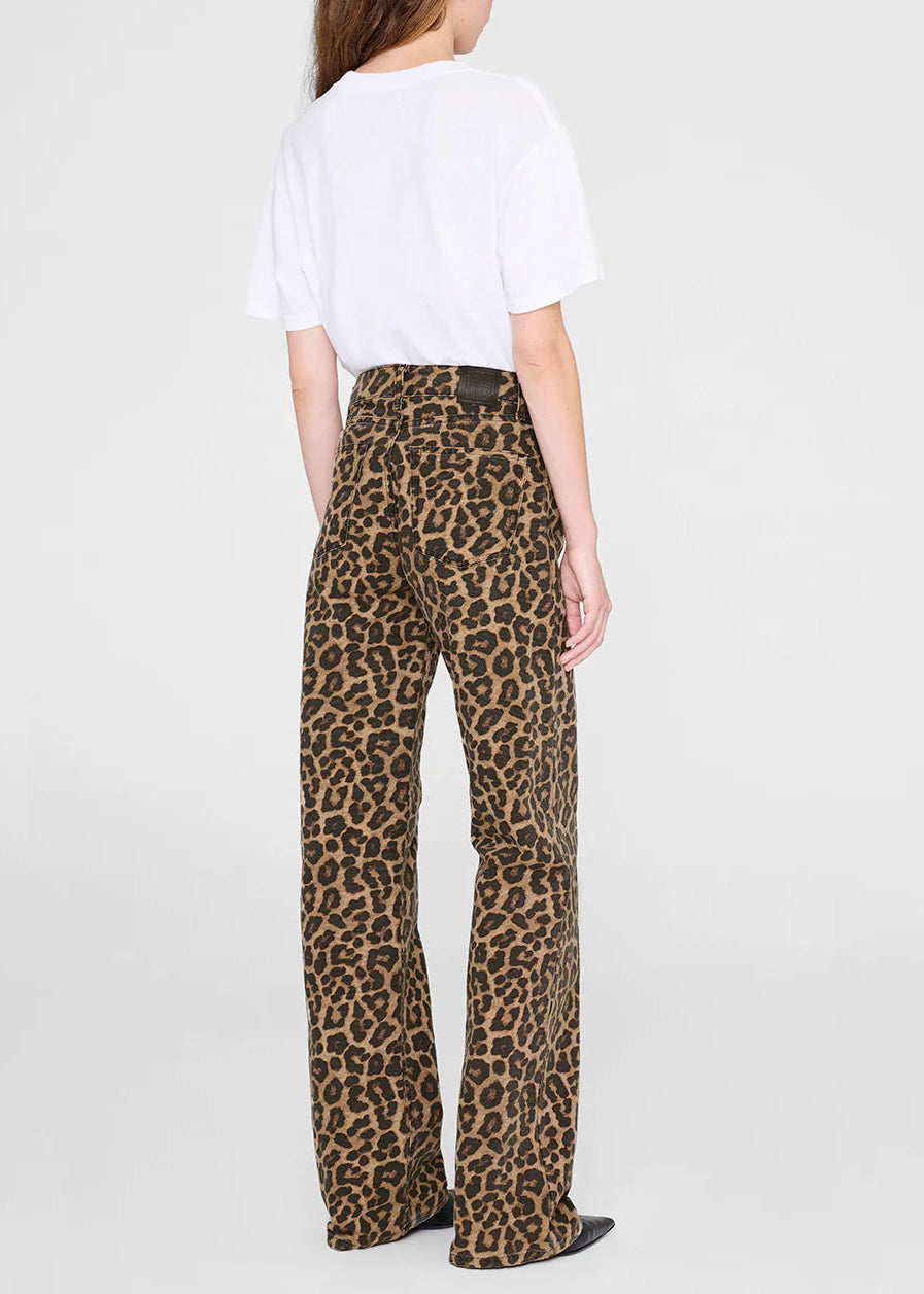 Anine Bing Hugh Jean | Black And Brown Leopard