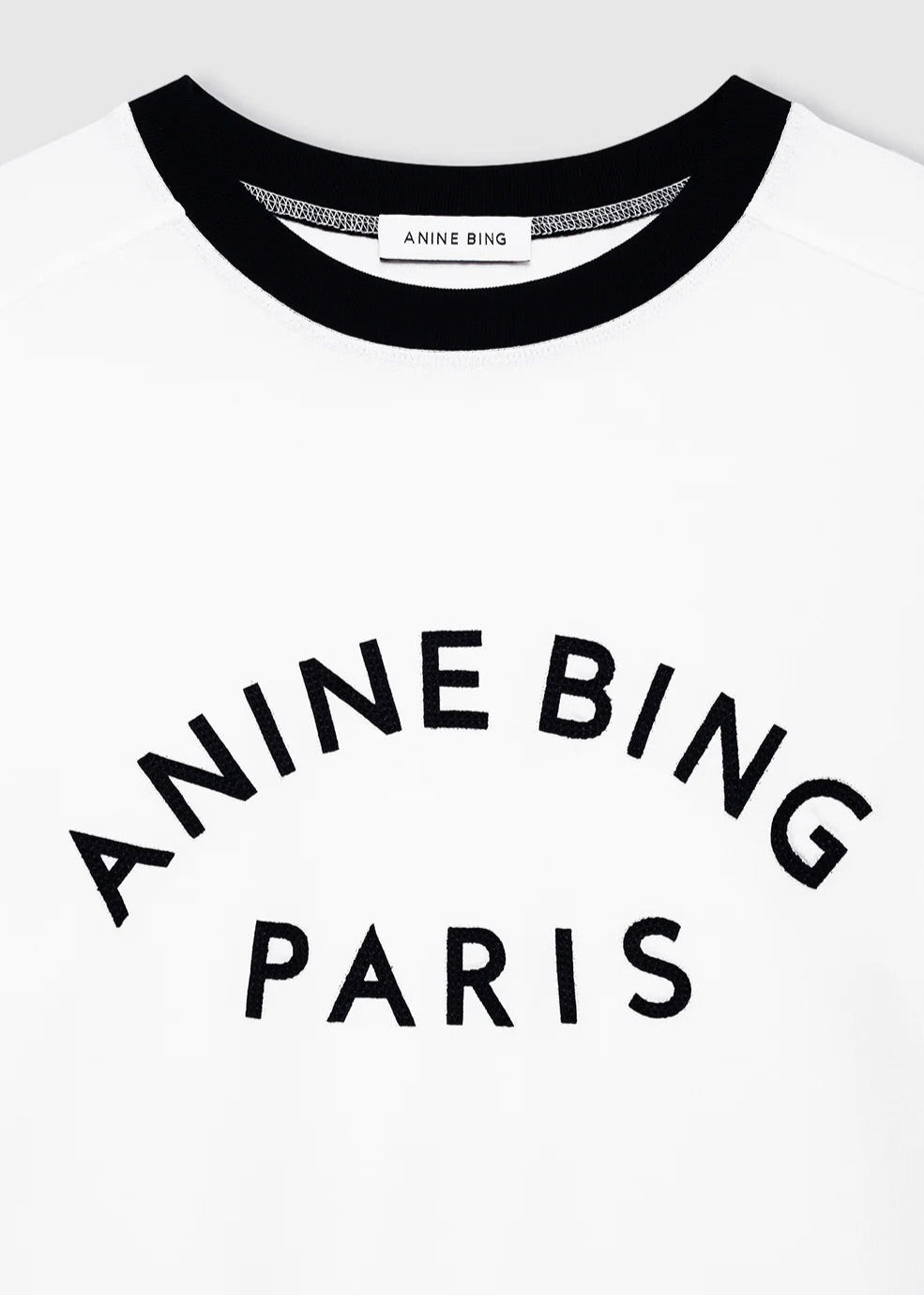 Anine Bing Jaylin Tee Paris | Ivory