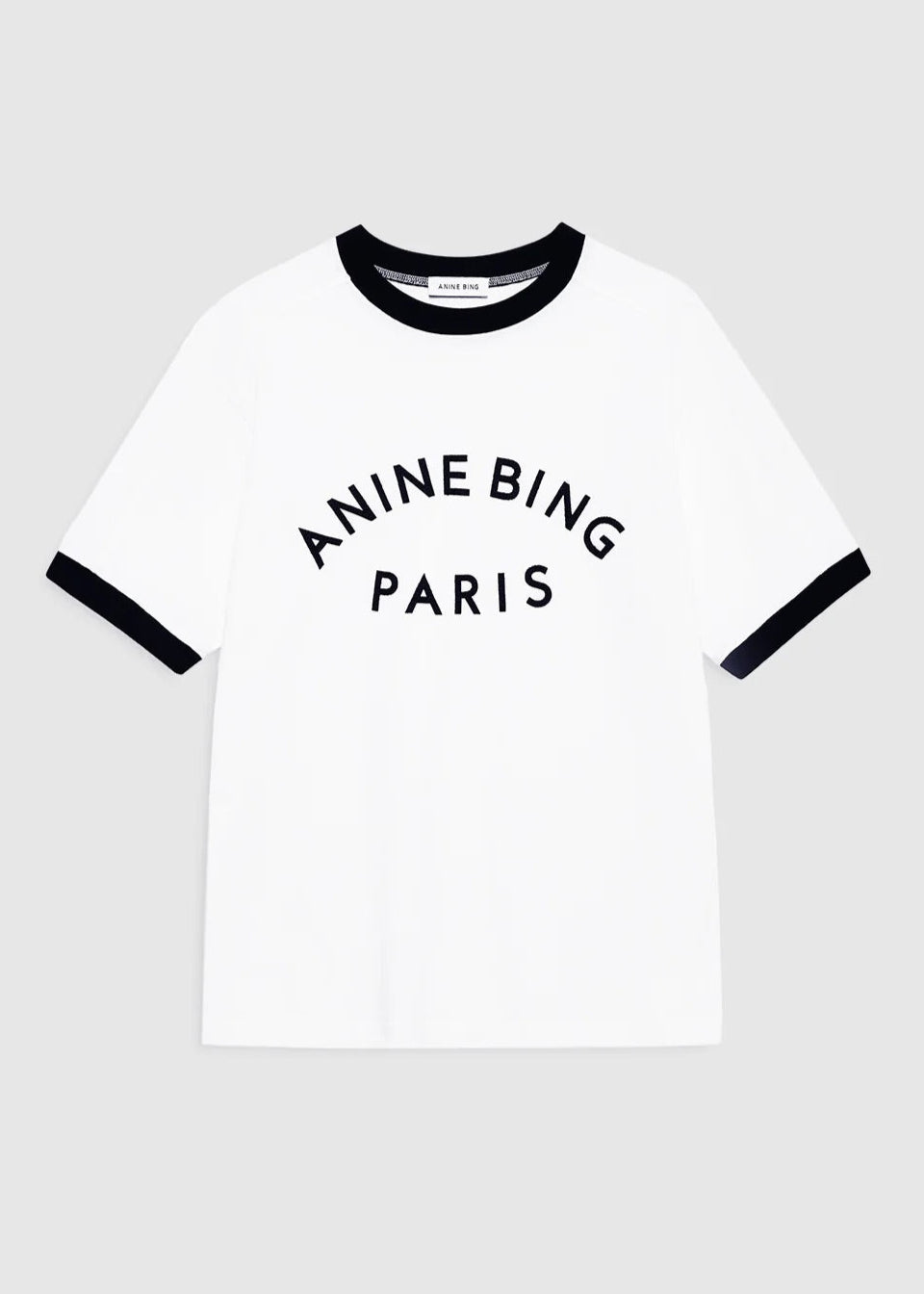 Anine Bing Jaylin Tee Paris | Ivory