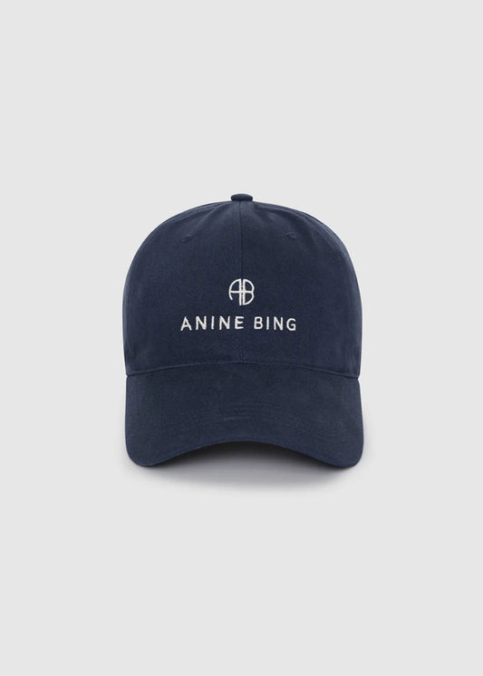 Anine Bing Jeremy Baseball Cap AB | Washed Navy