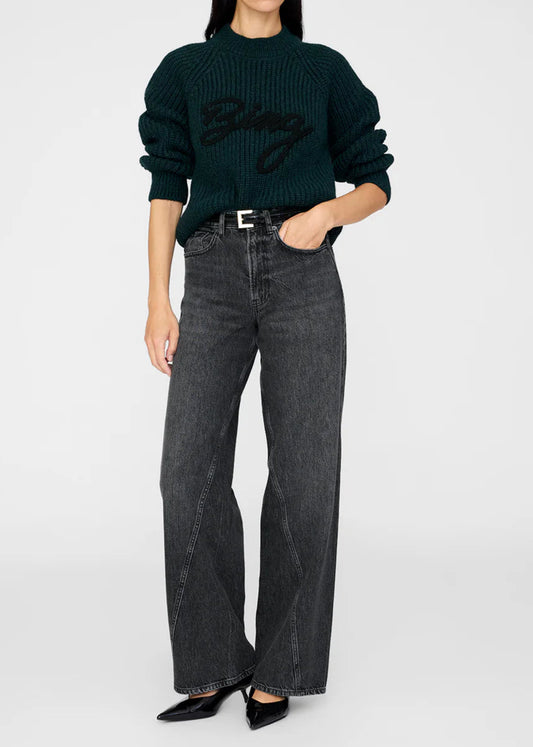 Anine Bing Kendrick Sweater Bing | Dark Teal