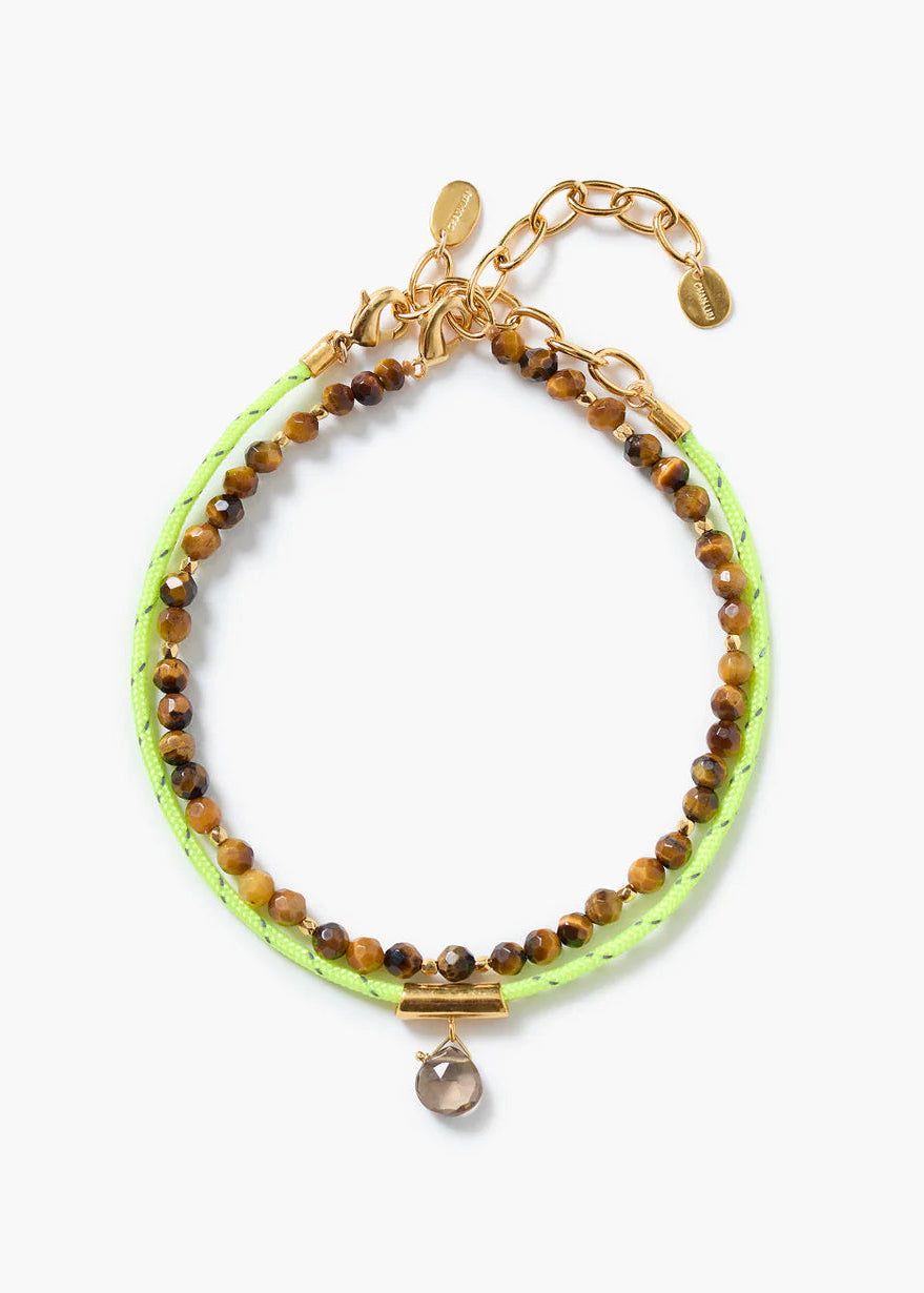 Chan Luu Surf Anklet Set | Tiger's Eye