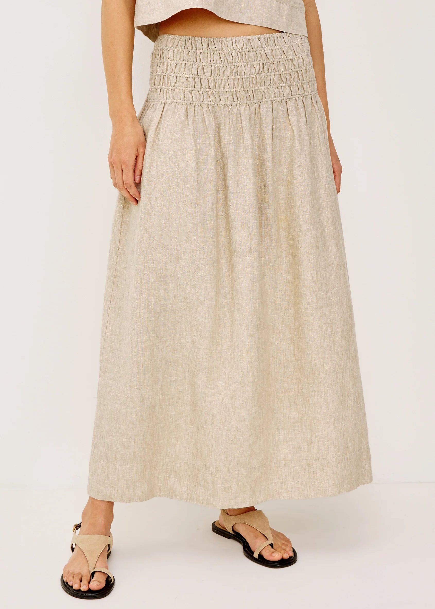 Rails Alessa Skirt | Heathered Flax
