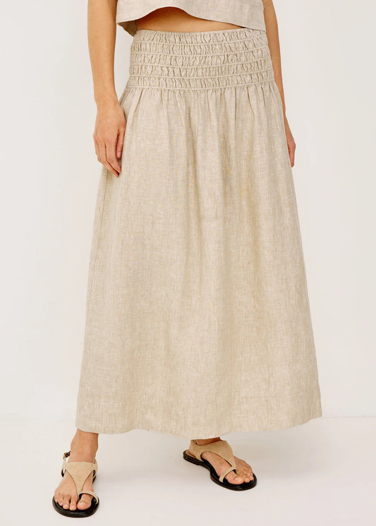 Rails Alessa Skirt | Heathered Flax