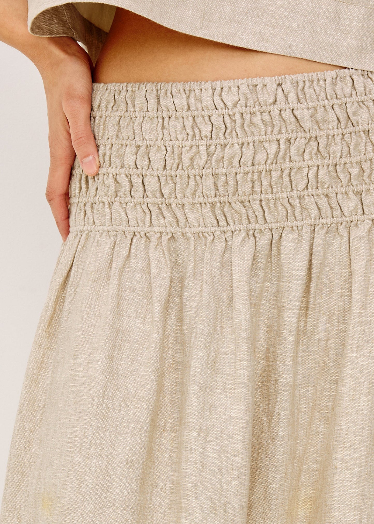 Rails Alessa Skirt | Heathered Flax