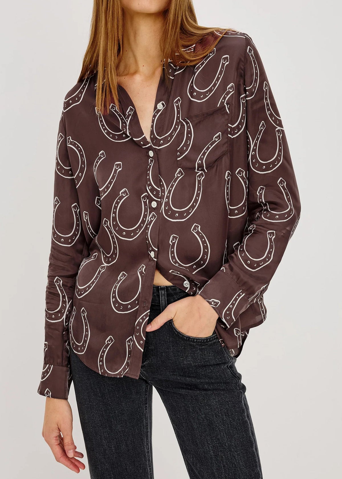 Rails Alyssa Shirt | Brown Horseshoes